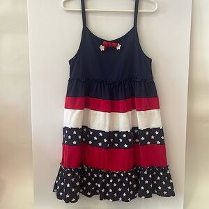 Gymboree size 5 red, white and blue dress